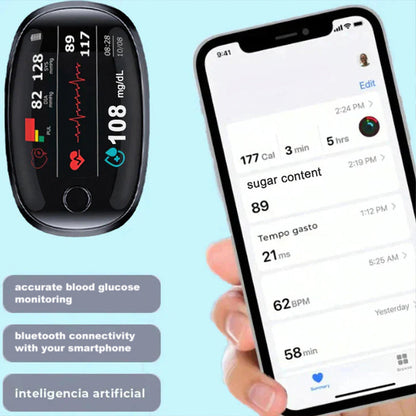 🔥Final 1 Hours – Limited Stock Left🏆Cheeroll™ Non-Invasive Smart Blood Sugar Tracking Device 99.9% Accuracy (Mayo Clinic Recommended)