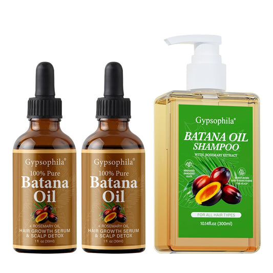 Gypsophila® 2-PIECE BATANA OIL HAIR GROWTH & SHAMPOO SET
