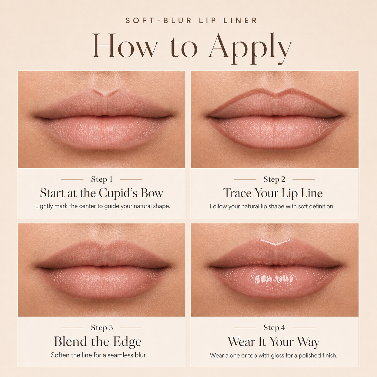 💄Fuller-Looking Lips — Effortlessly Defined