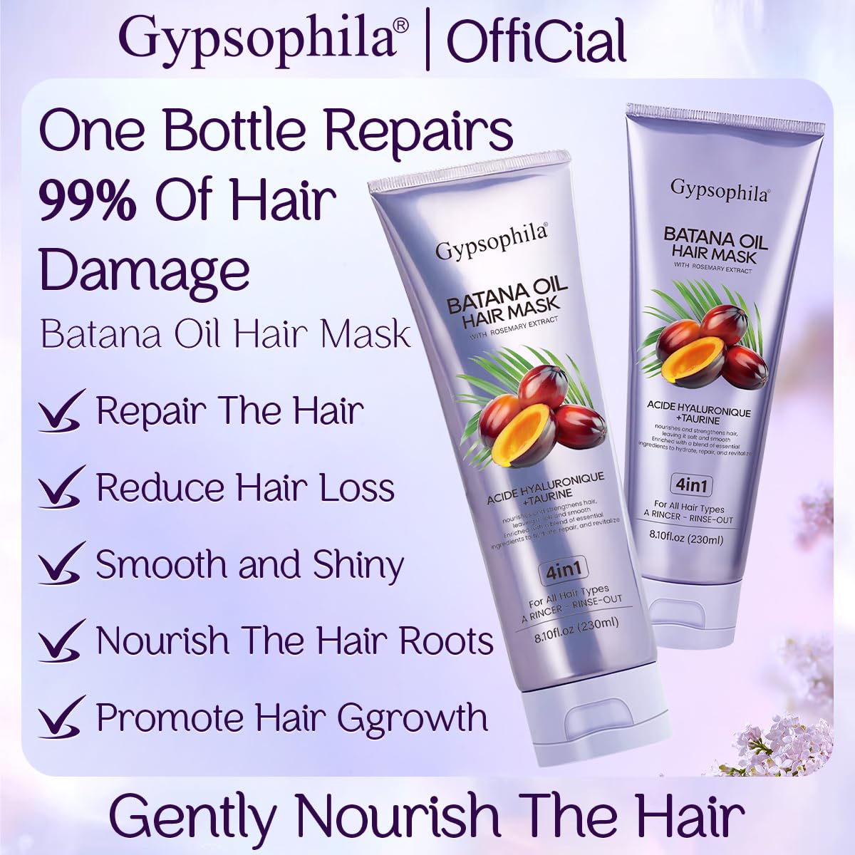 Gypsophila® BATANA OIL SHAMPOO & BATANA HAIR MASK