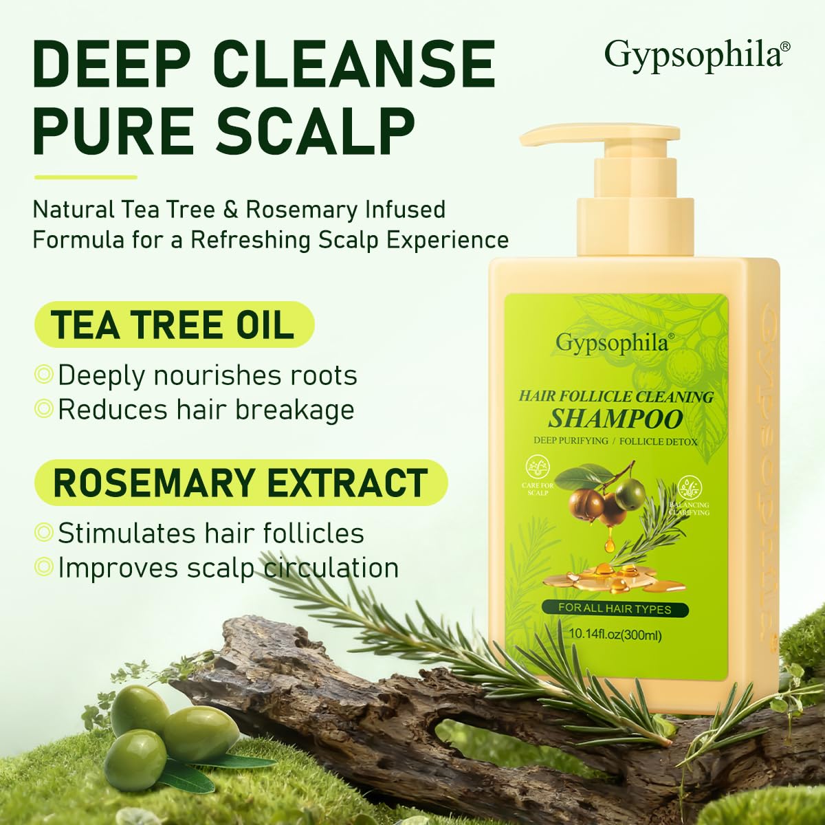 Gypsophila® HAIR FOLLICLE CLEANING SHAMPOO