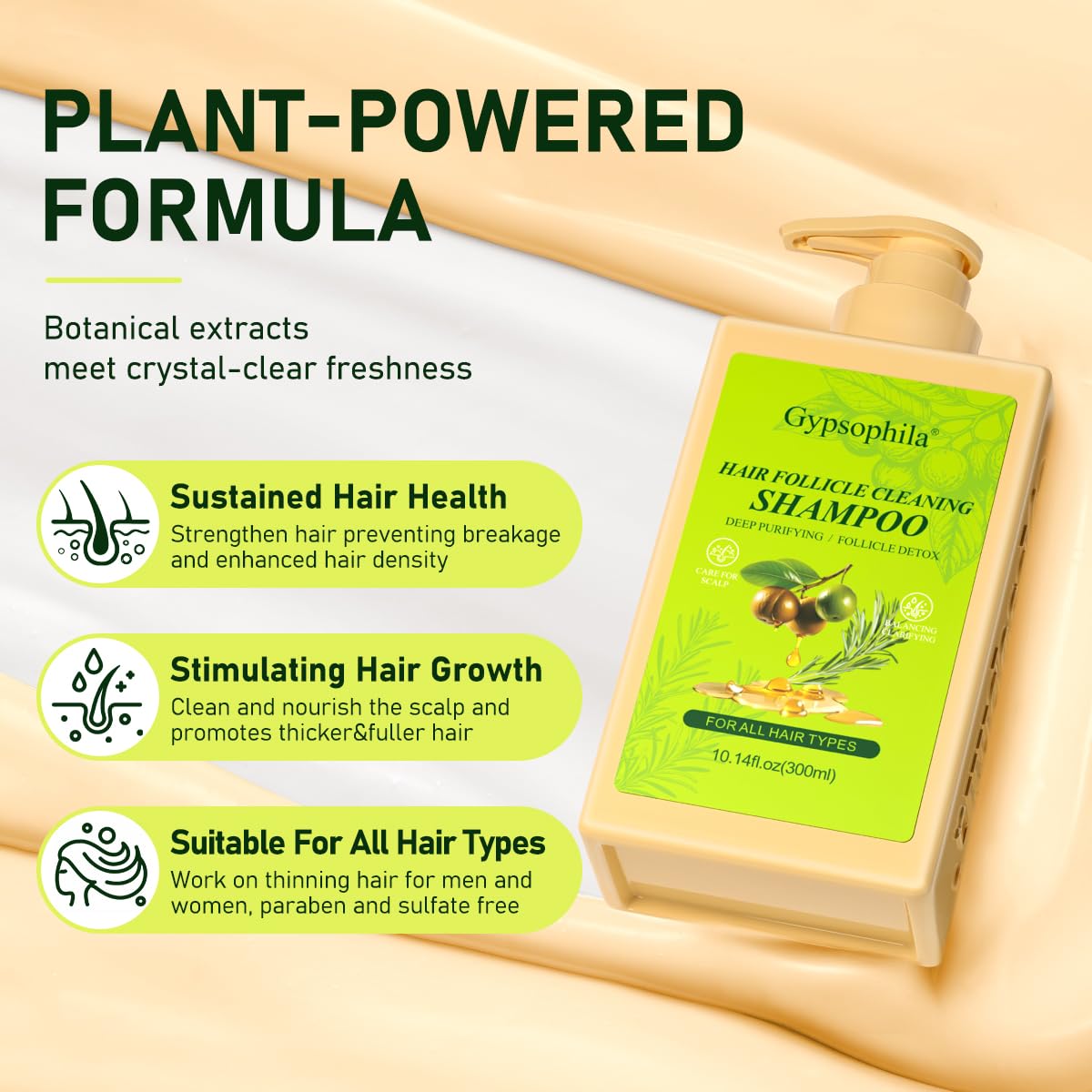 Gypsophila® HAIR FOLLICLE CLEANING SHAMPOO
