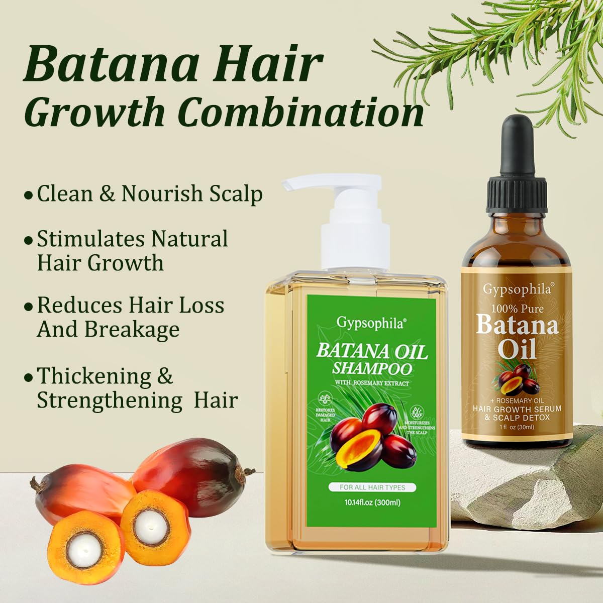 Gypsophila® BATANA OIL HAIR GROWTH BUNDLE