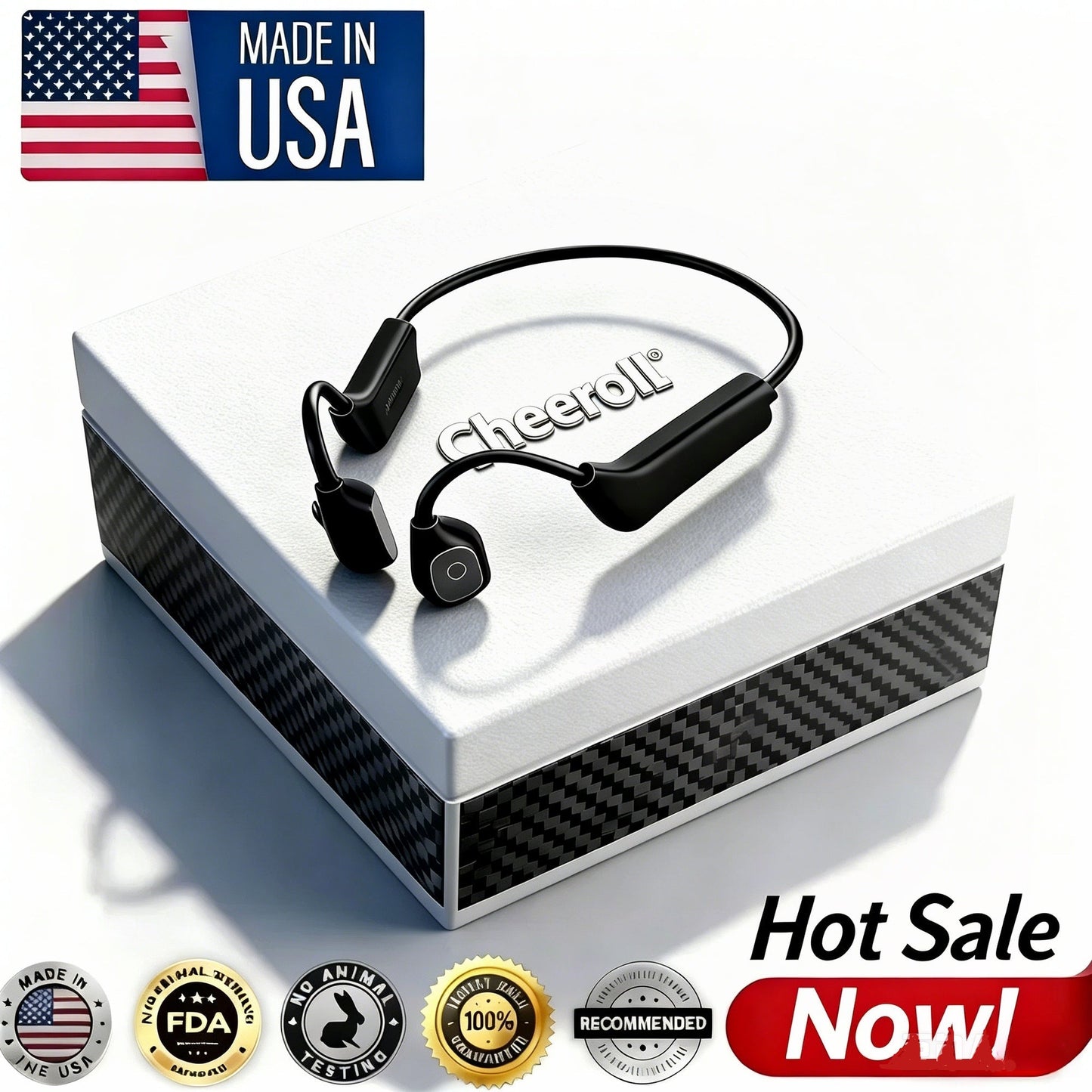 💥 Experience pure, crystal-clear sound! Limited-time special offer! 💖 💥 Cheeroll Smart Sound Amplifier 🔥 Featuring patented transducer sensing technology and cutting-edge bone conduction hearing assistance—✅ Made in the USA! ✅ Limited stock—get yours now!