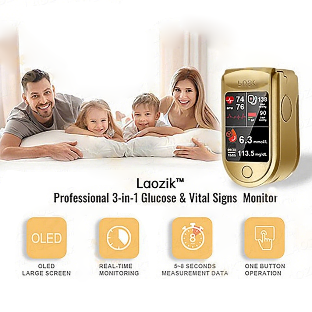 🩸 Subsidized Product | Cheeroll Professional-Grade 12-in-1 Blood Glucose & Vital Signs Monitor — Painless, fast, and accurate; FDA-certified (Made in California, USA)